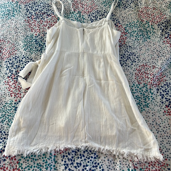 Little White Wrap Dress - Picture 3 of 3